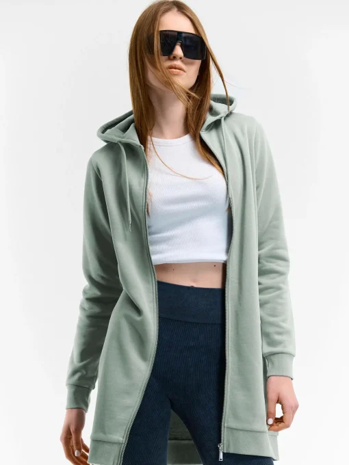 GATE Długa bluza z kapturem| Swetry I Bluzy·Bluzy