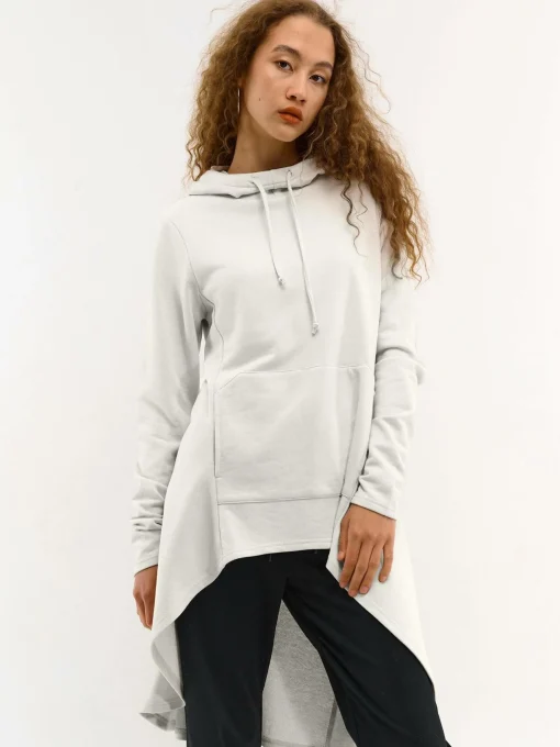 GATE Długa bluza z kapturem| Swetry I Bluzy·Bluzy