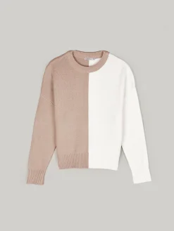 GATE Dwukolorowy sweter| Swetry I Bluzy·Swetry