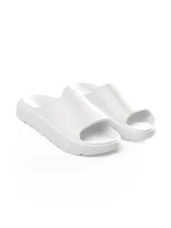 GATE Gumowe klapki na platformie| Buty