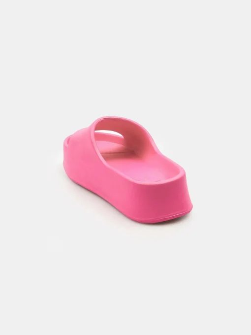 GATE Gumowe klapki na wysokiej platformie| Buty