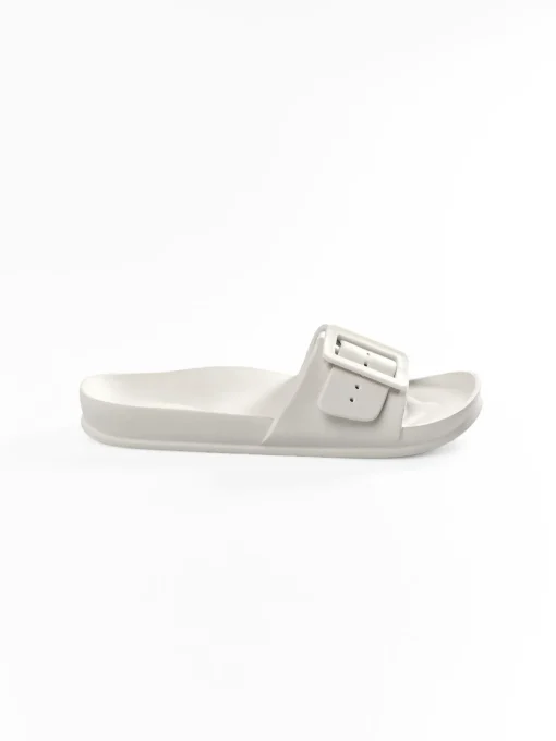 GATE Gumowe klapki z klamrą| Buty