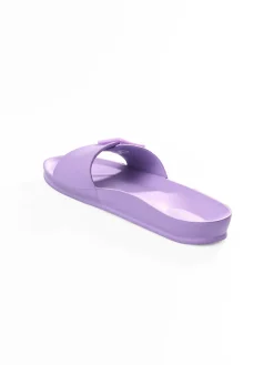 GATE Gumowe klapki z klamrą| Buty