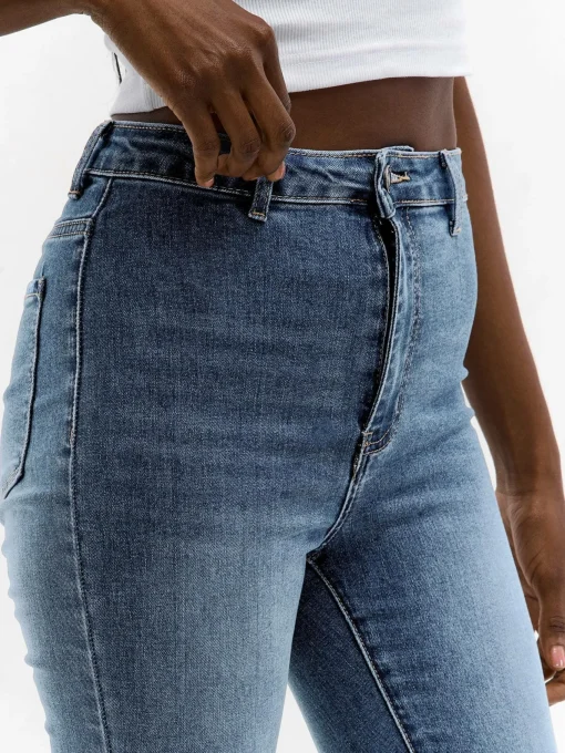 GATE Jeansy skinny z wysokim stanem| Spodnie·Jeansy