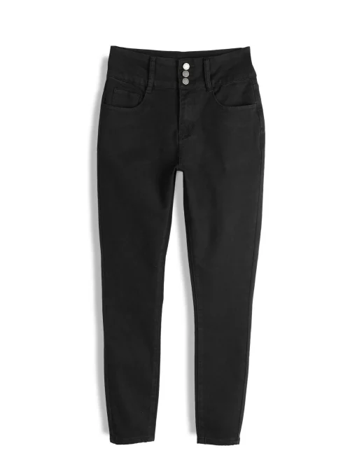 GATE Jeansy skinny z wysokim stanem| Spodnie·Jeansy