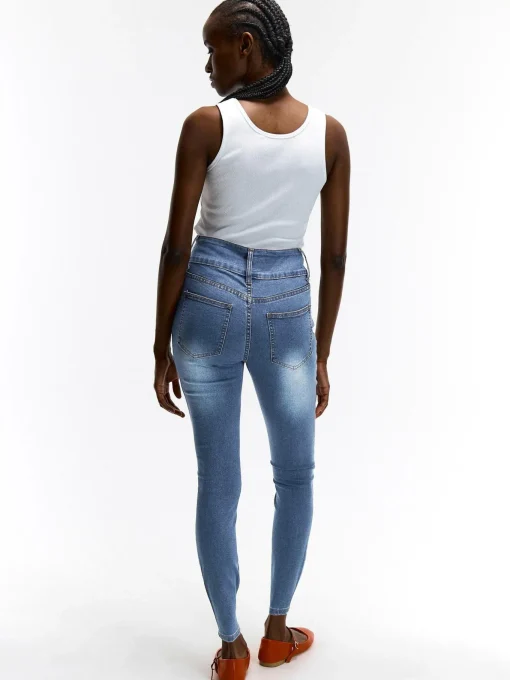 GATE Jeansy skinny z wysokim stanem| Spodnie·Jeansy