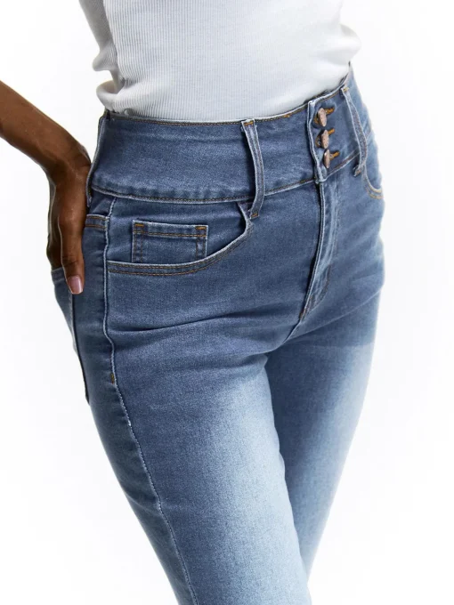 GATE Jeansy skinny z wysokim stanem| Spodnie·Jeansy