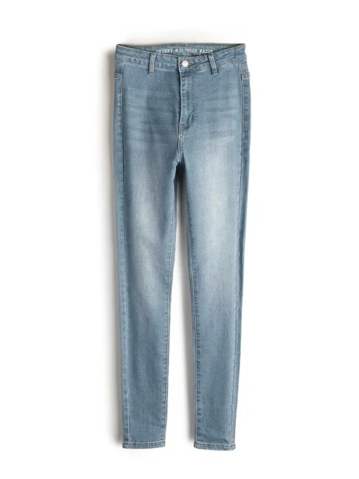 GATE Jeansy skinny z wysokim stanem| Spodnie·Jeansy