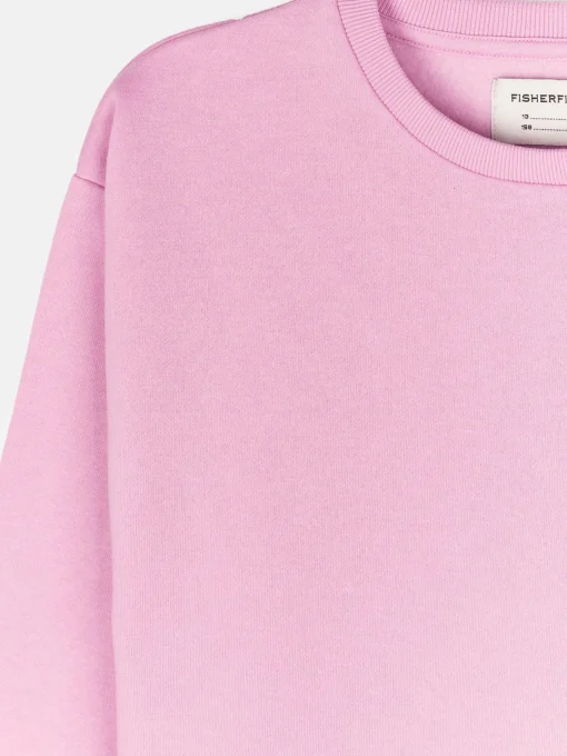 GATE Jednokolorowa bluza oversize bez nadruku dla dziewczynki|Dzieci Dziewczynki·Bluzki