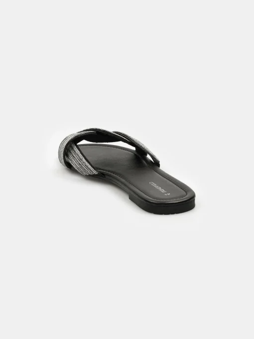 GATE Klapki z ozdobnymi kamieniami| Buty