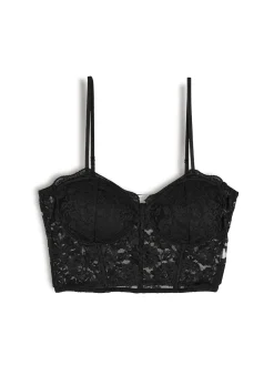 GATE Koronkowy crop top| Koszulki I Topy·Topy|Koszulki I Topy·Crop Top ☀️