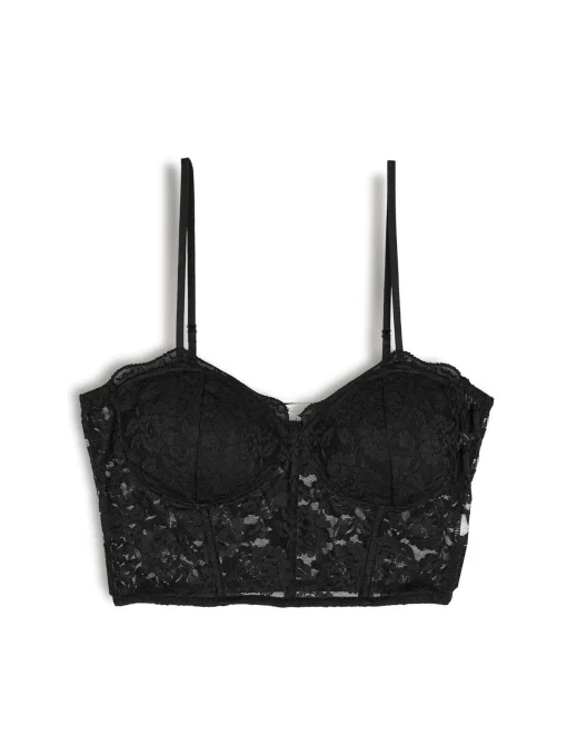 GATE Koronkowy crop top| Koszulki I Topy·Topy|Koszulki I Topy·Crop Top ☀️