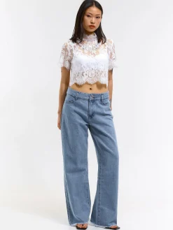 GATE Koronkowy top| Koszulki I Topy·Topy|Koszulki I Topy·Crop Top ☀️