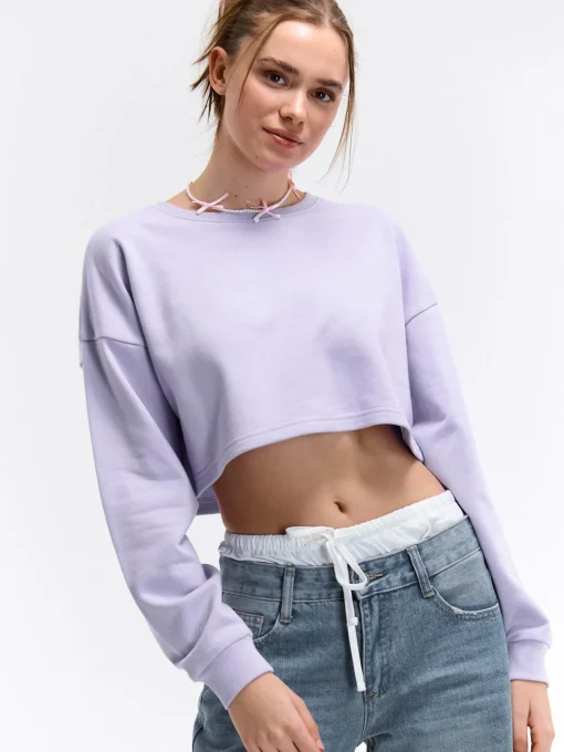 GATE Krótka bluza| Swetry I Bluzy·Bluzy