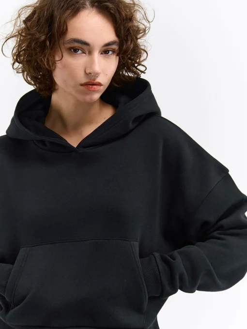 GATE Krótka bluza z kapturem| Swetry I Bluzy·Bluzy