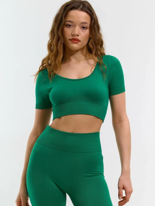 GATE Krótki sportowy top| Koszulki I Topy·Topy|Koszulki I Topy·Crop Top ☀️