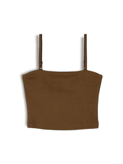 GATE Krótki top bez rękawów| Koszulki I Topy·Podkoszulki ☀️|Koszulki I Topy·Crop Top ☀️