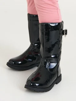 GATE Lakierowane botki z zamkiem|Dzieci Dziewczynki·Buty