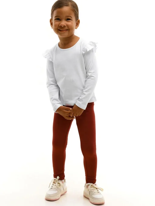 GATE Legginsy bawełniane|Dzieci Dziewczynki·Spodnie I Legginsy