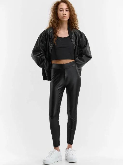 GATE Legginsy skórzane| Spodnie·Legginsy