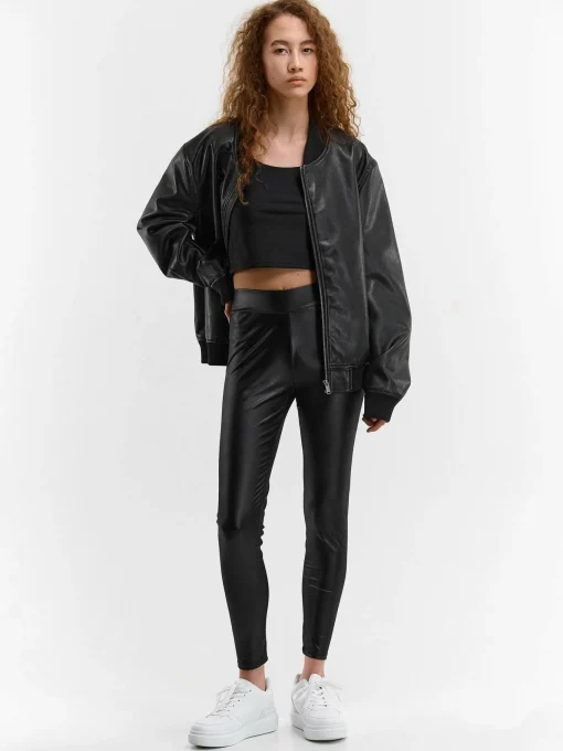 GATE Legginsy skórzane| Spodnie·Legginsy