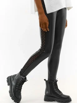 GATE Legginsy skórzane| Spodnie·Legginsy