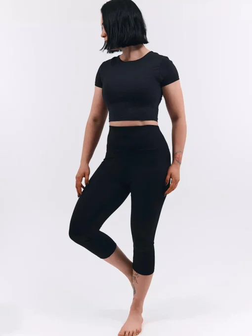 GATE Legginsy sportowe 3/4| Spodnie·Legginsy