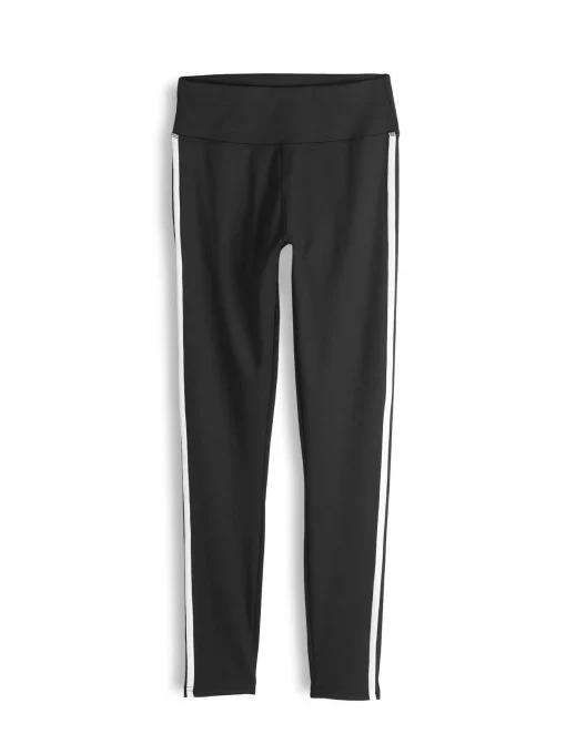 GATE Legginsy sportowe z paskiem po boku| Spodnie·Legginsy