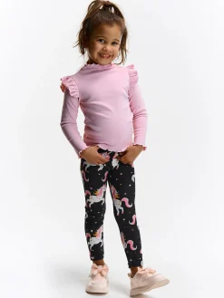 GATE Legginsy z nadrukiem|Dzieci Dziewczynki·Spodnie I Legginsy