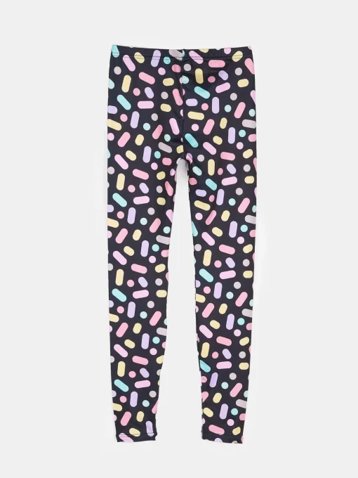 GATE Legginsy z nadrukiem|Dzieci Dziewczynki·Spodnie I Legginsy