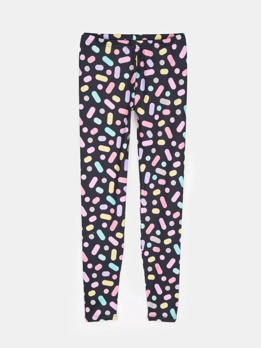 GATE Legginsy z nadrukiem|Dzieci Dziewczynki·Spodnie I Legginsy