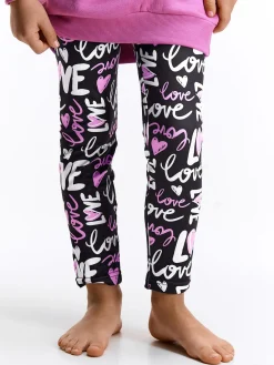 GATE Legginsy z nadrukiem|Dzieci Dziewczynki·Spodnie I Legginsy