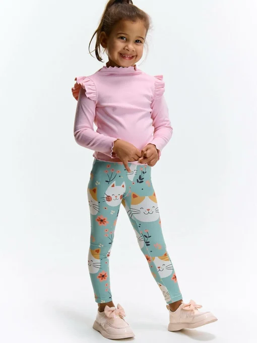 GATE Legginsy z nadrukiem|Dzieci Dziewczynki·Spodnie I Legginsy