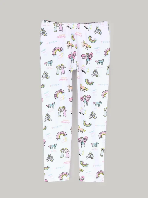 GATE Legginsy z nadrukiem|Dzieci Baby|Dziewczynki·Spodnie I Legginsy