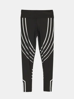 GATE Legginsy z odblaskowymi paskami| Spodnie·Legginsy