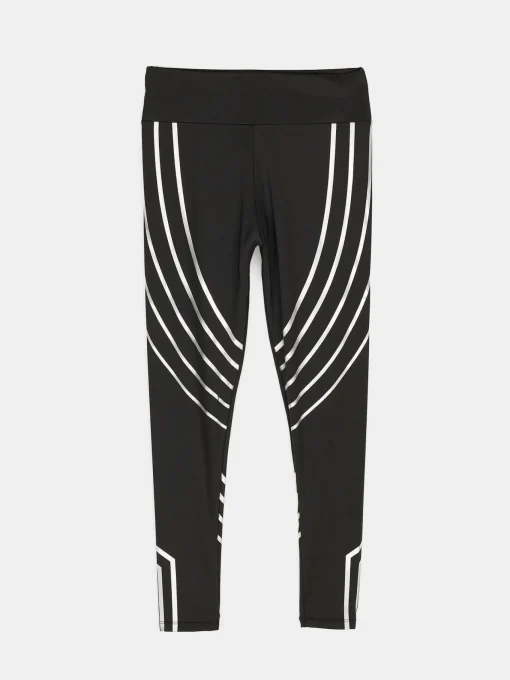 GATE Legginsy z odblaskowymi paskami| Spodnie·Legginsy