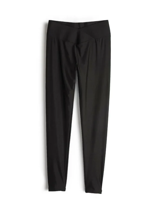 GATE Legginsy z paskiem w kształcie litery V| Spodnie·Legginsy