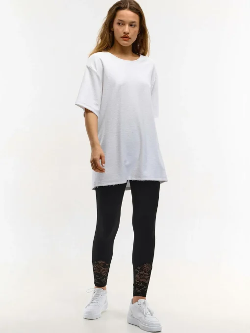 GATE Legginsy z siateczką| Spodnie·Legginsy
