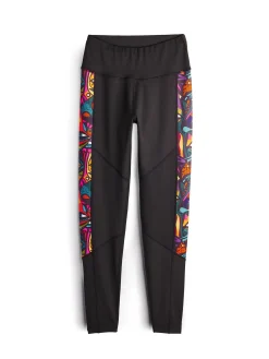 GATE Leginsy sportowe z nadrukiem| Spodnie·Legginsy