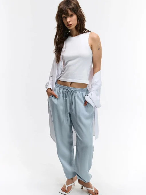 GATE Lekkie jeansy typu jogger| Spodnie·Jeansy