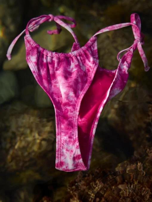 GATE Majtki bikini z nadrukiem tie-dye - dół| Kategorie·Stroje Kąpielowe ☀️