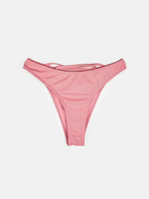 GATE Majtki bikini ze splotu żeberkowego - dół| Kategorie·Stroje Kąpielowe ☀️