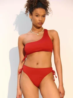 GATE Majtki bikini ze splotu żeberkowego - dół| Kategorie·Stroje Kąpielowe ☀️