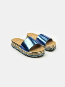 GATE Metaliczne klapki| Buty