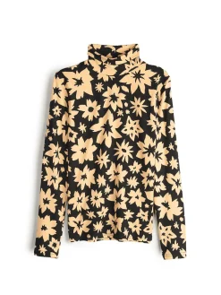 GATE Miękki golf z nadrukiem| Koszulki I Topy·Golfy