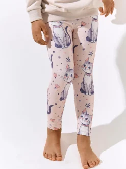GATE Miękkie legginsy z nadrukiem|Dzieci Dziewczynki·Spodnie I Legginsy