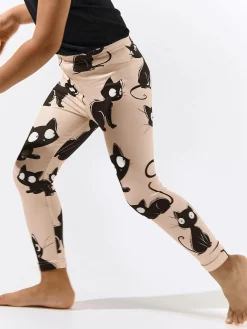 GATE Miękkie legginsy z nadrukiem|Dzieci Dziewczynki·Spodnie I Legginsy