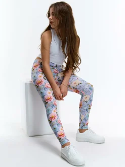 GATE Miękkie legginsy z nadrukiem|Dzieci Dziewczynki·Spodnie I Legginsy