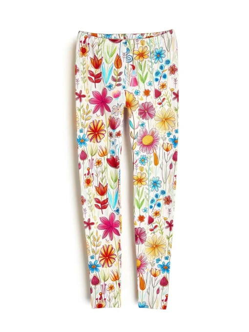 GATE Miękkie legginsy z nadrukiem|Dzieci Dziewczynki·Spodnie I Legginsy