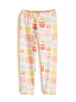 GATE Miękkie legginsy z nadrukiem|Dzieci Dziewczynki·Spodnie I Legginsy